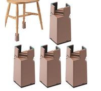 Table Leg Risers - Pro | Furniture Lifts - Rehausseurs De Lit Robustas Et Pieds De Table 4X Blocs De Rehaussement De Meubles Pour Bureau Canapé Et Chaise Hauteur Supplémentaire De Rangement | 2026 Pro