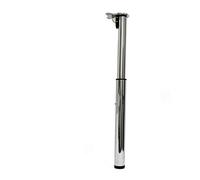 Table Legs,Furniture Support Leg, Steel Foldable Table Legs,Folding Metal Dining Table Feet,Telescopic Breakfast Bar Desk Legs,Push-Pull Lift Cabinet Feet,with Zinc Alloy Base,1pcs(Gris,130cm/51.2in)(