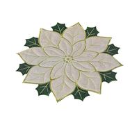 Table Mats - Festive Floral Design for Dinner Setup, Enhanced Visual Appeal Protection, Decorative Table Centerpiece Enhancement, Washable Dining Accessory, Ideal for Holiday Events