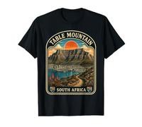 Table Mountain South Africa Vintage Luna de Miel en Ciudad del Cabo Camiseta gráfica económica