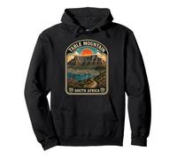 Table Mountain South Africa Vintage Luna de Miel en Ciudad del Cabo Sudadera con Capucha