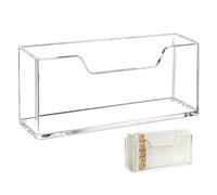 Table Napkin Holder | Acrylic Napkin Holder For Party | Tissue Dispense Storage Organizer Dining Table Decor For Hand Towel Guest Towel Home Apartment Restaurant