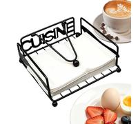 Table Napkin Holder | Non-Slip Weighted Arm Napkin
