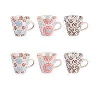 TABLE PASSION - Estuche de 6 tazas bohemias de 17 cl