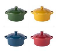 Table Passion - Set de 4 mini cazuelas de 9 cm en gres