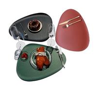 Table Place Mats - Dining Table Protectors for Daily Use | Woven PVC Material with Heat and Spill Resistance, Easy to Clean Decorative Mats for Kitchen Dining Room Entertaining 17.91x14.37x0.06 in