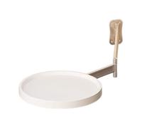 Table Ronde Pliante Murale - Bureau Chambre Fixation Mur, Plateau Rotatif 180°, Table Café Gain Espace | Maison Cuisine Salon permet une installation directe, ce qui en faDanse Bureau Pratique Moderne