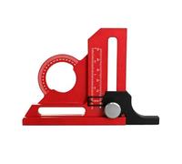 Table Saw Height Gauge - Adjustable Router Measurement Tool for Precise Woodworking Setup | 130g Aluminum Alloy with Depth Setting Calibrator, Reference Setter for Carpenter Builder Workshop Projects