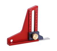 Table Saw Height Gauge - Magnetic Aluminum Alloy Build, Imperial Woodworking Tool, Metric Depth Ruler | Precision Setup Block For Blade Height Adjustment Router Bit Alignment Cabinet Making Accuracy