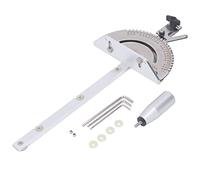 Table Saw Miter Gauge | Adjustable Angle 0-60° High Accuracy Aluminum Alloy | Woodworking Gauge for Table Saw/Band Saw/Carving Machine | 4 Expansion Points, Minimize -