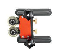 Table Saw Push Block Bearing Roller - Feeding Board Woodworking Tools, Double Wheel board, Aluminum Alloy Guide for Router Tables Band Saws