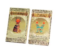 Table Tarot Cards Game, Egyptian Board Design, Classic Symbolic Deck, Smooth Shuffle Texture, 1 Set Multicolor Pack for Parties, Teens, Girls, Boys, Family Entertainment, Gift Use