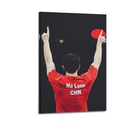 Table Tenis Star Ma Long Poster Lienzo Impresión en Lienzo Salón Hogar Arte Estético Pintura Colgante, Regalo Nuevo Hogar Decoración Moderna de la Habitación 40 x 60 cm