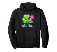 Table Tennis Clover Lucky Ping Pong St Patricks Day Sudadera con Capucha