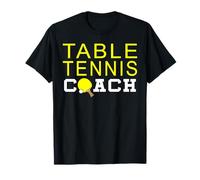 Table Tennis Coach Ping Pong Tenis de Mesa Camiseta