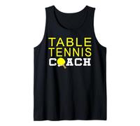 Table Tennis Coach Ping Pong Tenis de Mesa Camiseta sin Mangas