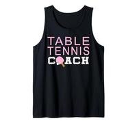 Table Tennis Coach Ping Pong Tenis de Mesa Camiseta sin Mangas