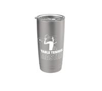 Table Tennis Master Pingpong jugador de ping pong de mesa Vaso térmico de acero inoxidable de doble pared