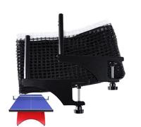 Table Tennis Net, Twist Type Metal Clamp Frame, Anti Slip Removable Net System, Ideal for Indoor Game Room, Competition Play, Training, Office Recreation, 70.87 Inches