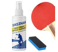 Table Tennis Racket Cleaning Spray, Stain Removal Liquid, Removes Dirt Dust and, Enhances Spin and Control, Racket Cleaner for Pong Paddle Maintenance for Men Women Gym Sports Training