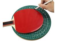 Table Tennis Rubber Cutter, Bat Trimming Pad, Table Tennis Blade Cutting Tool with Edge, Professional Bat Accessory for Adult Athlete, Teen Hobbyist Player Equipment for Training Competition