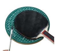 Table Tennis Rubber Cutter Workbench | Table Tennis Racket Cutting Tables, PVC Work Mat For Rubber Cutting & Gluing, DIY Paddle Maintenance Tools