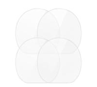 Table Tennis Rubber Protective Film | 4 Pieces Easy Application Transparent Shield | Self-Adhesive Table Tennis Racket Racket Film | for Game Room Gym Maintenance