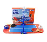 Table Tennis Set, Paddle Ball Game, Parent Child Toy, Funny Indoor Activity, Skill Development Play, Travel School Home Use, Skill Training Games, 13.78x10.43x2.24 Inches