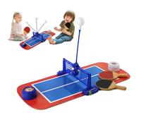 Table Tennis Set, Tennis Score Games, 13.78x10.43x2.24 Inches Interactive Parent-Child Toy, Skill Development Fun, Paddle and Ball Game for Kids Travel Home School Playtime Use