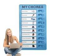 Tableau Des Tâches Quotidien Pour - Lista De Contrôle Réutilisable Pour Maison Et Corvées | Tableau D'organisation Familiale Et De Corvées, Tableau De Tâches Imprimable Adapté Aux Et A
