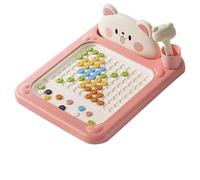 Tableau Magnétique Dessin - Planche À Dessin Points Aimantés, Jouet Éducatif Créatif, Tablette Stylet Enfant, Jeu Voyage Anti-Stress | Cadeau Anniversaire Pour Filles Garçons 2-5