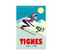 Tableau ski à tignes