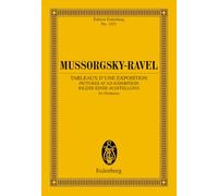 Maurice Ravel – Tableaux d'une exposition (edición bolsillo) – Instrumentación – Partitura de estudio