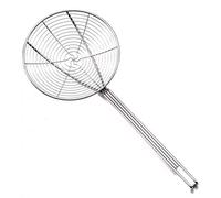 TableCraft Espumadera de acero inoxidable calidad profesional longitud 55 cm diámetro 22 cm