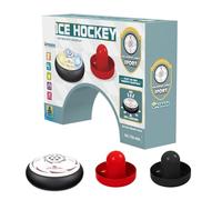 TableHockeyGame Electric Interactive Portable Board Set Flotante Aire Hockey Familia Niños Adultos Interior Al Aire Libre Escuela Inicio Deportes Recreación Compacta Ligero Durable Acción