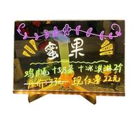 Tablero acrílico LED brillante alimentado por USB con luz LED acrílico para niños, estudiantes, escritura, dibujo, proyecto de arte, tablero de dibujo brillante para niños