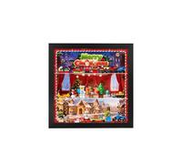 Tablero acrílico para exhibición de Fotos de Pared con Calendario de Cuenta Regresiva para Lego 60475, Estante de Almacenamiento Transparente a Prueba de Polvo (sin Modelo)