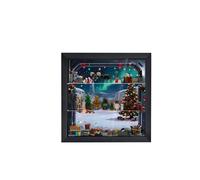 Tablero acrílico para exhibición de para Lego 75418/76456, Calendario de Cuenta Regresiva, Marco de Fotos de Pared, Estante de Almacenamiento Transparente a Prueba de Polvo, sin Modelo (75418)