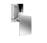 Tablero aislante de acero inoxidable para refrigerador y estufa, panel lateral de protección térmica de una sola cara para estufa de gas de cocina, barrera magnética para refrigerador