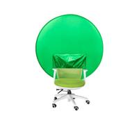 Tablero circular de fondo profesional plegable de doble cara para transmitir fotografía, videoconferencias y reuniones con pantalla verde
