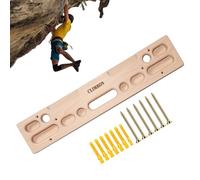 Tablero colgante de madera, suelo colgante para escalar el entrenamiento, tabla de colgar de escalada, escalada de tabla de dedos para entrenar | Estación de entrenamiento en la puerta, marco de mango