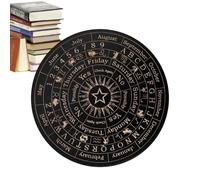 Tablero colgante para adivinación, ayuda a la decisión, placa colgante decorativa de madera con grabado, tablero de juego para séancen, mesa de adivinación para celebraciones y reuniones