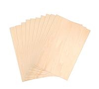 Tablero Contrachapado,10 pcs A5 Tableros de Madera Hojas de Madera Tilo Tablero Maderas para Manualidades Chapa Madera,para Pintar Grabar Modelismo Bricolaje