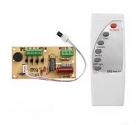 Tablero controlador de ventilador inteligente con control remoto y temporizador de apagado automático para ventiladores eléctricos y de piso (1 unidad)