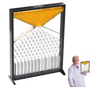 Tablero Dalton, Modelo Matemático De Distribución Normal con Ranuras, Demostración Efectiva De La Ley Estadística, para La Enseñanza De Física En El Laboratorio