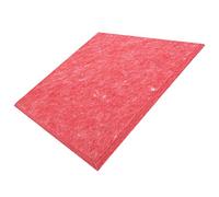 Tablero de Absorción de Sonido de 6 Piezas, Absorbente de Sonido con Fibra de Poliéster, Estabilidad y Retardante de Llama, Paneles Silenciadores Para Estudio de Grabación(Red)