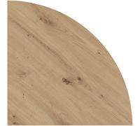 Tablero de acoplamiento eurokraft pro, cuarto de círculo 90°, A x P 800 x 800 mm