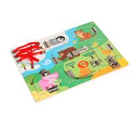 Tablero de Actividad - Juguetes de Madera Con Divertidas Actividades de Aprendizaje - Juguetes Sensoriales - Para Niños y Niñas Niños Y Niñas A partir de 3 años, Hogar Avión Coche Navidad Y Cumpleaños