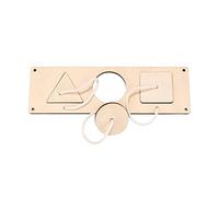 Tablero de Actividades de Madera, Material Didáctico para El Aprendizaje de La Motricidad Fina, Ayudas Didácticas, Accesorio DIY, Tableros de,