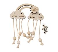 ＡＷＨＡＯ Tablero de Actividades DIY Accesorios Tablero Sensorial de Actividades Partes Tablero de Actividades de Habilidades Básicas para Viajes Niñ, Nubes